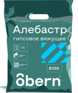 Купить Алебастр Obern 3 кг в пакете оптом в Москве от производителя