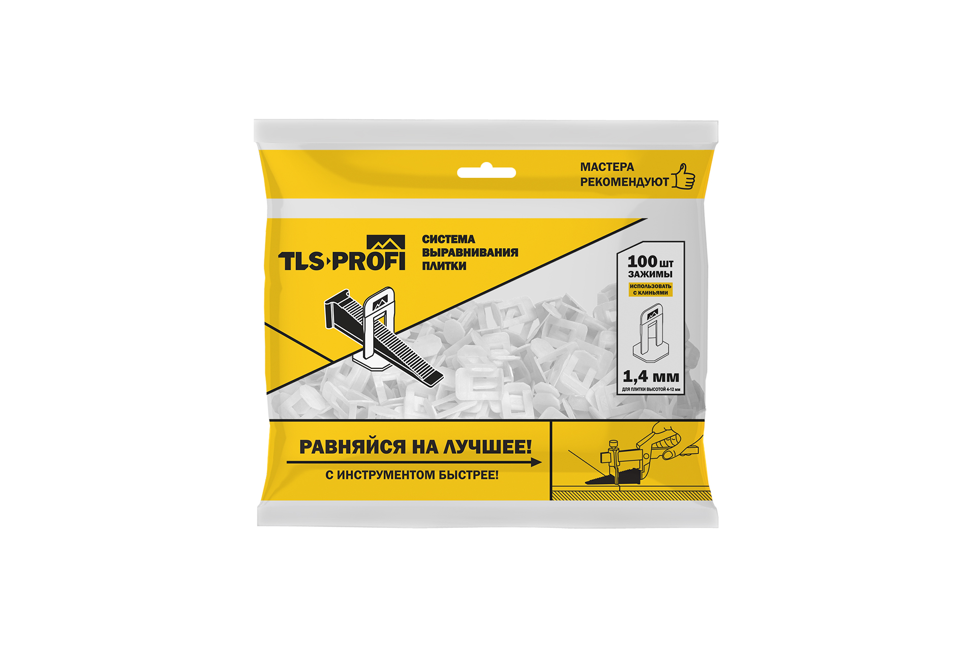 Купить СВП ТЛС-ПРОФИ Зажим «Ворота» 1,4 мм 100 шт оптом в Москве от производителя