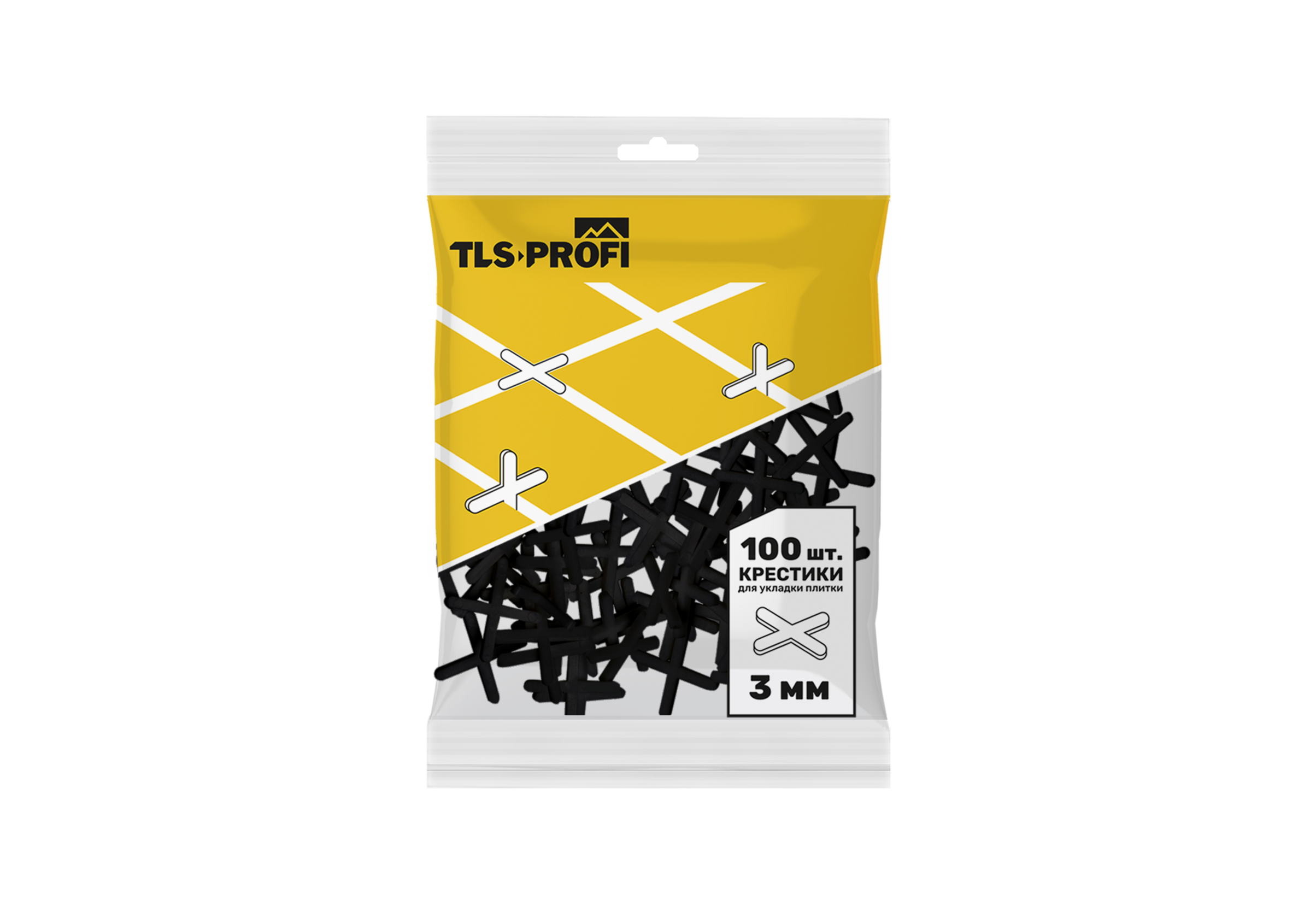 Купить ТЛС-ПРОФИ Крестики для плитки 3 мм 100 шт оптом в Москве от производителя