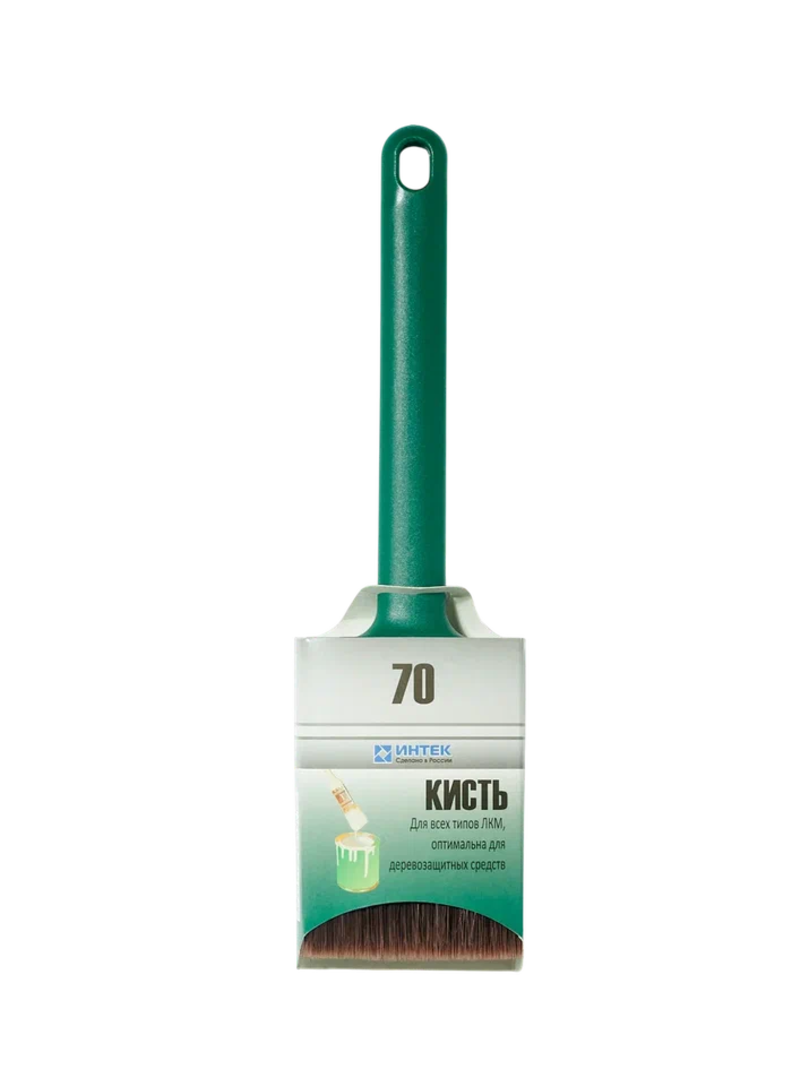 Купить Кисть для пропиток по дереву Интек 70мм оптом в Москве от производителя