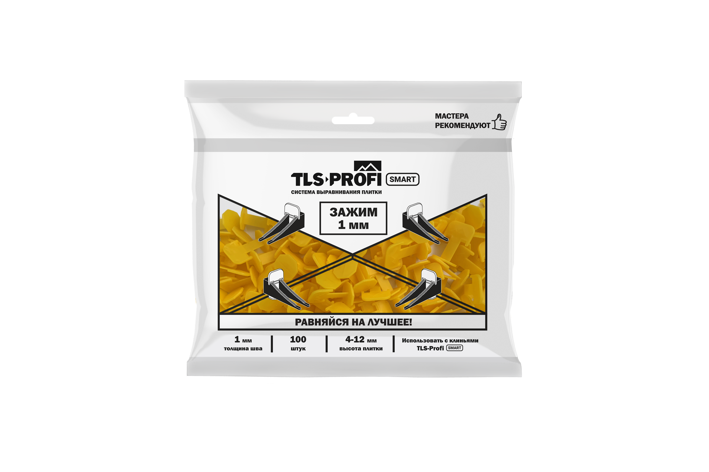 Купить СВП ТЛС-ПРОФИ СМАРТ Зажим «Флажок» 1 мм 100 шт оптом в Москве от производителя