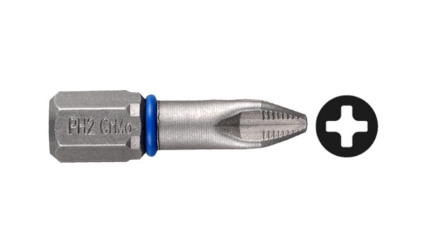 Купить 26011-2-100-1 Бита ЗУБР «ЭКСПЕРТ» кованая,хромомолибденовая сталь,тип хвостовика Е1/4,PH2,100мм оптом в Москве от производителя