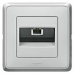 Купить 773638 Розетка RJ11, телефон 1выход  Cariva белый оптом в Москве от производителя