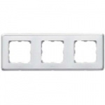 Купить 773653 Рамка 3 поста Cariva белый оптом в Москве от производителя