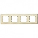 Купить 773754 Рамка 4 поста Cariva сл. кость оптом в Москве от производителя