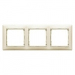Купить 774353 Рамка горизонтальная 3поста Valena сл.кость оптом в Москве от производителя