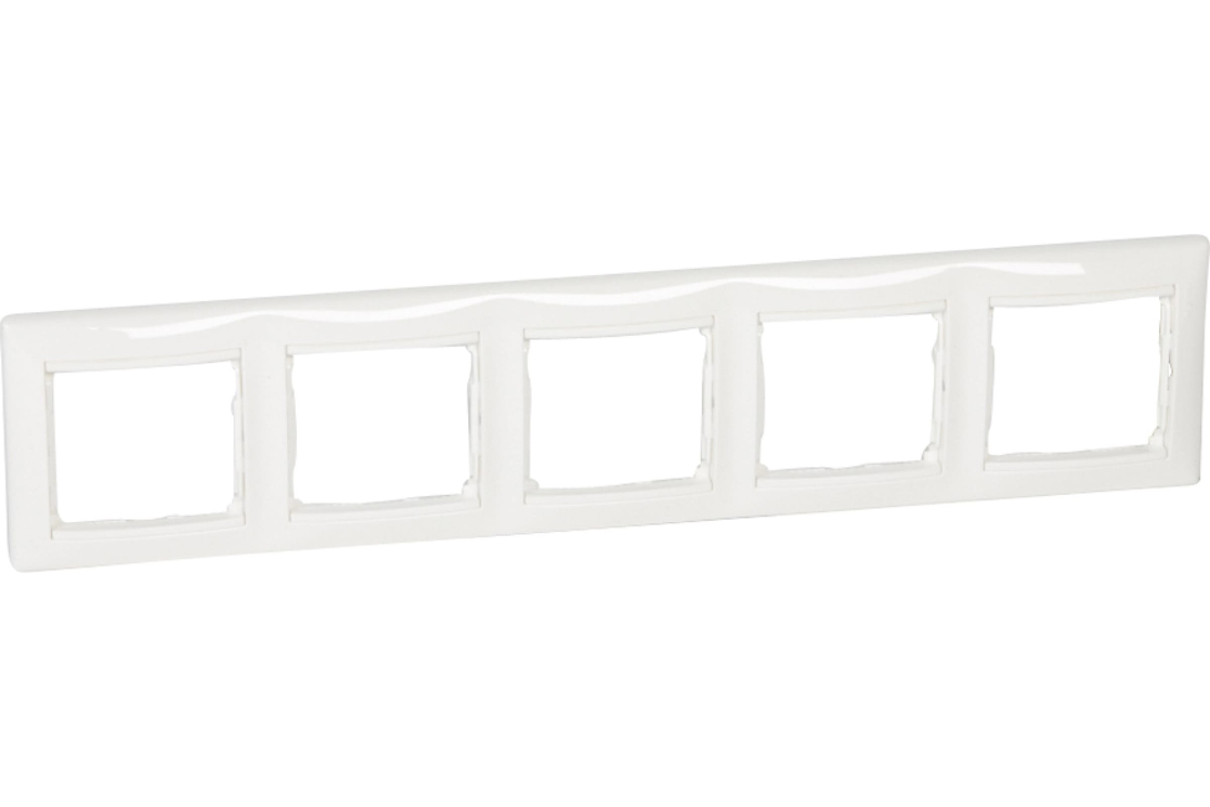Купить 774455 Рамка горизонтальная 5пост Valena белый оптом в Москве от производителя