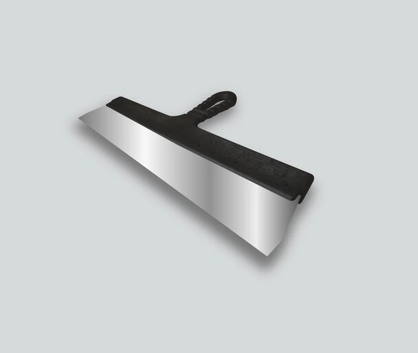 Купить DECOR Шпатель с черной пластик. ручкой нерж.сталь 250 мм (20шт/уп) 311-0250 оптом в Москве от производителя