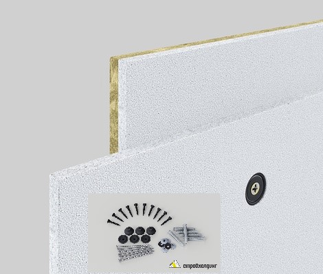 Купить Звукоизоляционная Панель SoundGuard Gipslock 30  1200х600х30 мм с крепежом оптом в Москве от производителя