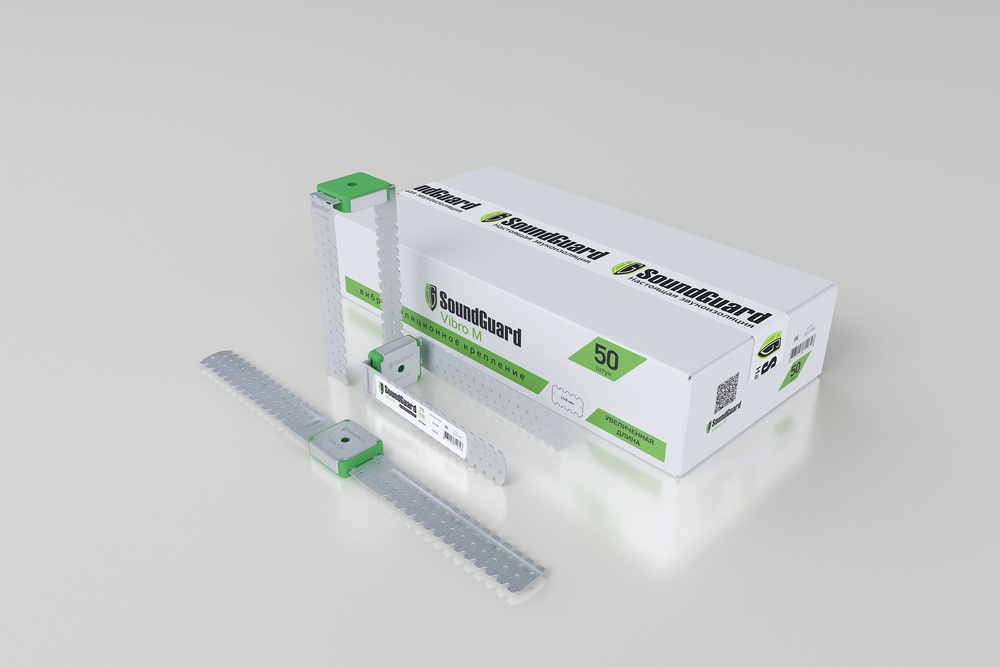 Купить Виброизоляционное крепление SoundGuard Vibro М (50 шт/уп) оптом в Москве от производителя