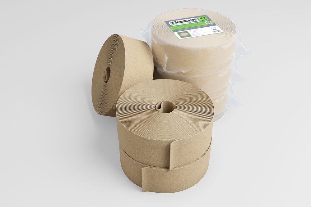 Купить Демпферная виброгасящая лента SoundGuard Эко ВиброЛента 20мх100ммх3,5мм (SoundGuard Vibrolock 100) оптом в Москве от производителя