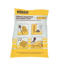 Купить БИБЕР 31811 Пленка защитная для ремонтных работ 4х5м (100) оптом в Москве от производителя