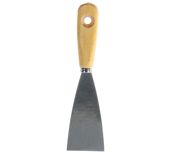 Купить Шпатель 50мм с деревянной ручкой БИБЕР 35103 оптом в Москве от производителя