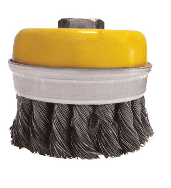 Купить Щетка-крацовка БИБЕР 70976 чаша витая 100мм, М14 для УШМ (12/36) оптом в Москве от производителя