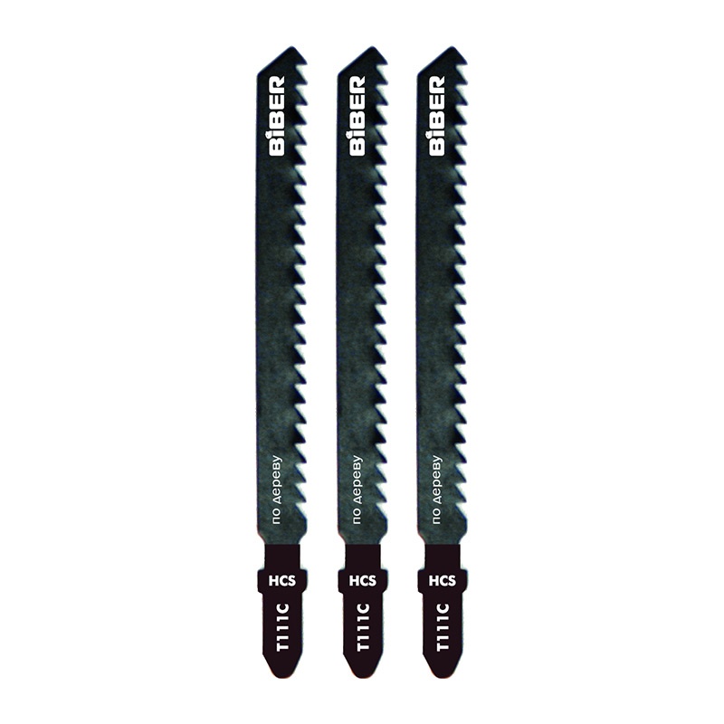 Купить Пилки эл.лобз. д/древ.БИБЕР 85276 74/3мм  Т111С быстр.рез 3шт (25/200) оптом в Москве от производителя