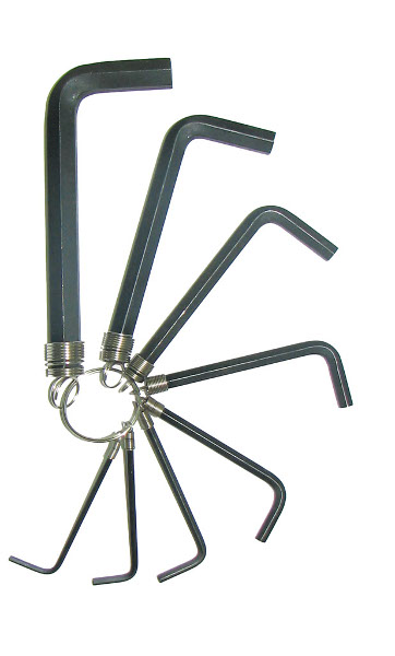 Купить БИБЕР 90501 Набор инбусовых ключей на кольце 2-10мм (набор 8шт) (25/100) оптом в Москве от производителя