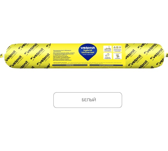 Купить ВЕТОНИТ Герметик гибридный Hybrid Universal белый 500мл оптом в Москве от производителя