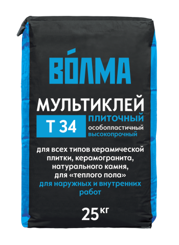Купить Клей плиточный Волма МультиКлей универсальный, 25 кг оптом в Москве от производителя