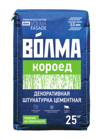 Купить Декоративная штукатурка ВОЛМА-Короед , 25 кг оптом в Москве от производителя