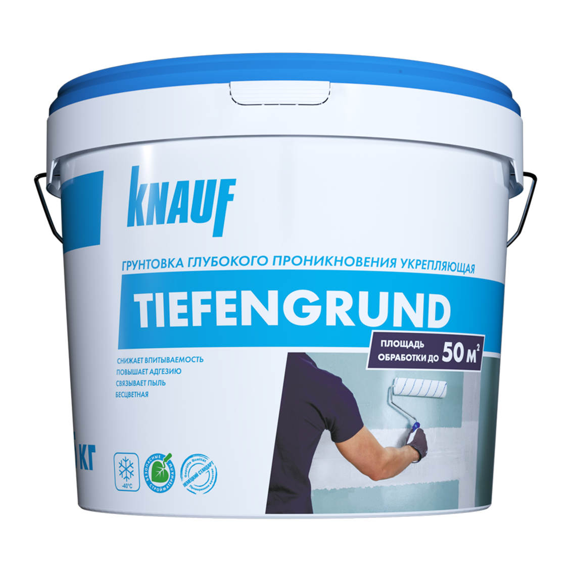 Купить Грунтовка универсальная КНАУФ-Тифенгрунд Мороз, 5 кг оптом в Москве от производителя