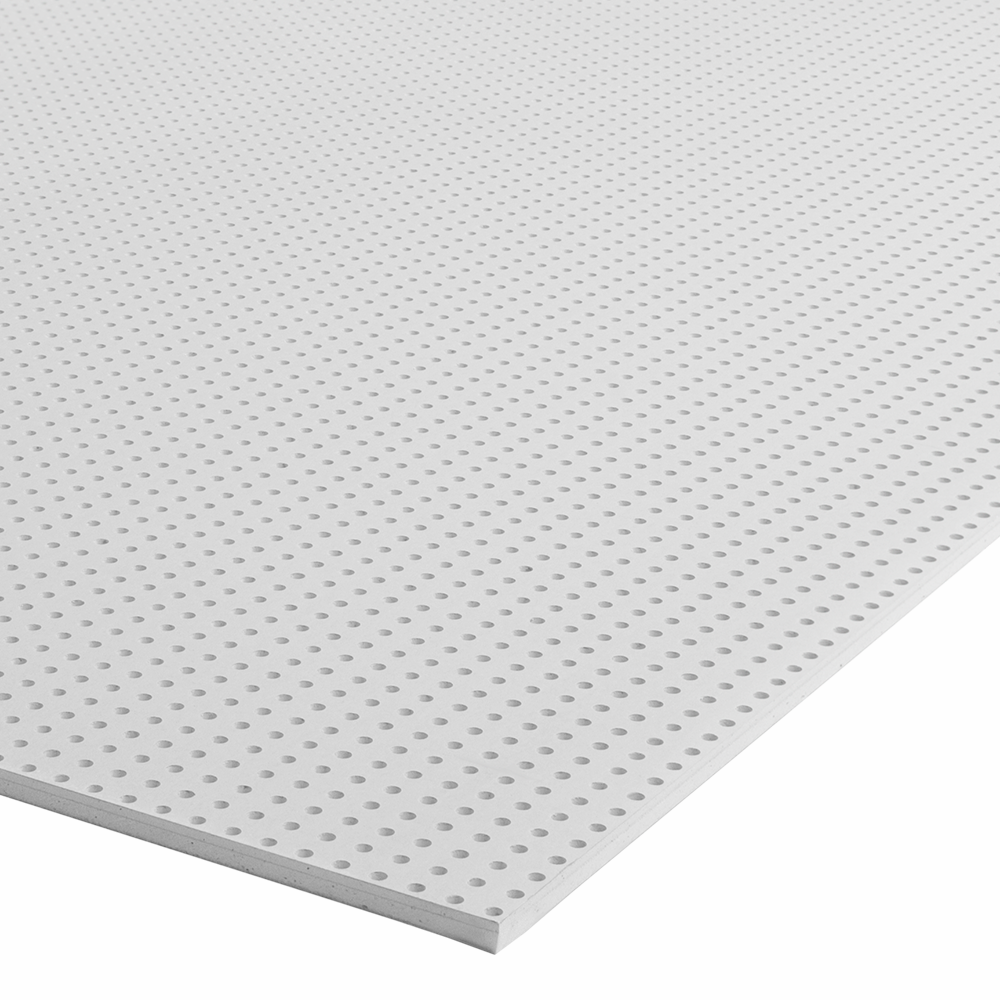 Купить КНАУФ-Акустика ППГ3-С1-8/18КР-2ФК/2ПК Сплошная круглая перфорация черная 1998х1188х12,5мм (уп.25шт) оптом в Москве от производителя