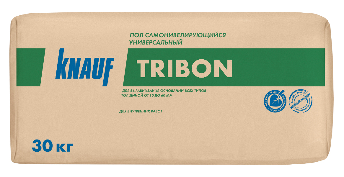 Купить Наливной пол Кнауф-Трибон гипсовый 30 кг оптом в Москве от производителя