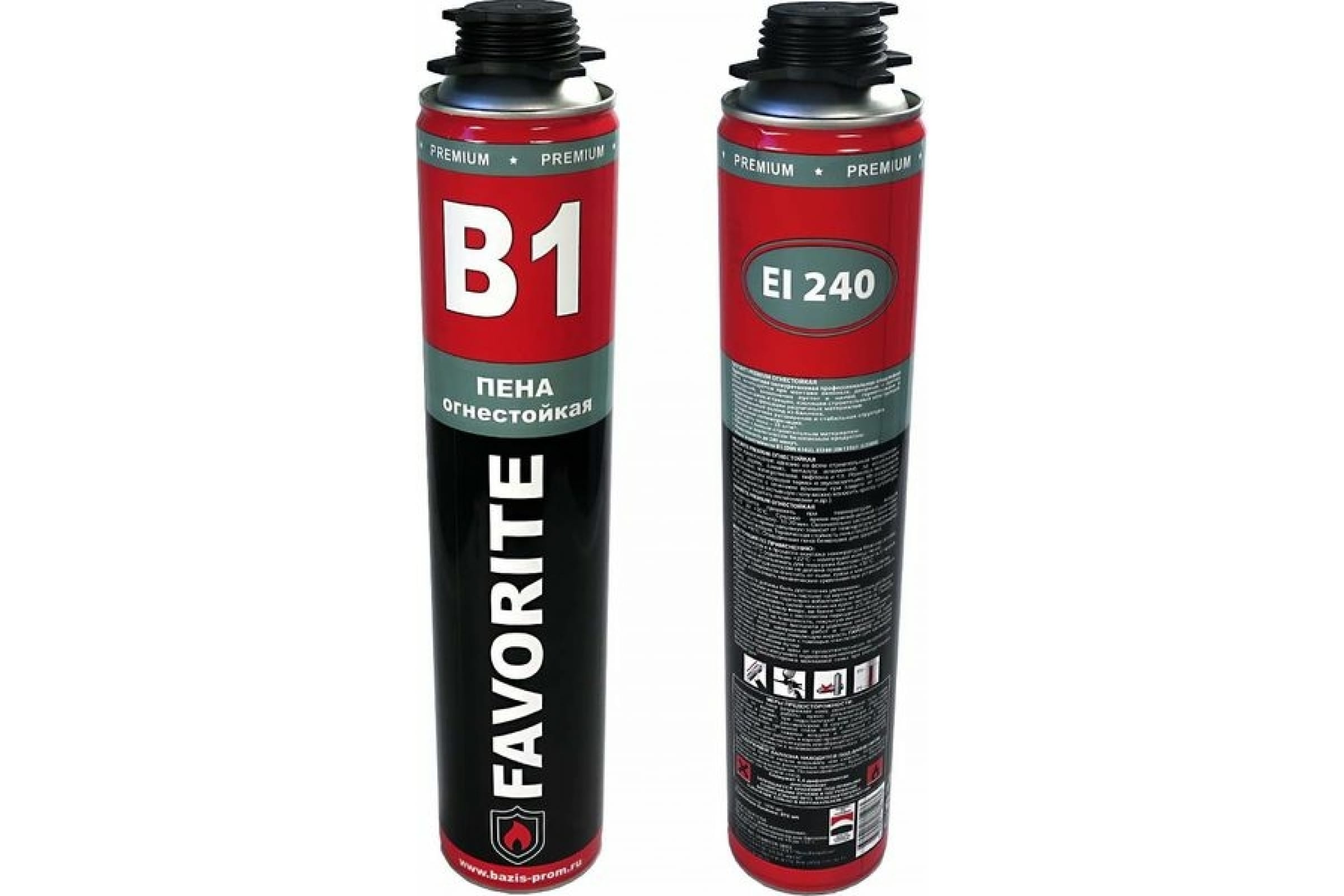 Купить Монтажная пена FAVORITE профессиональная ОГНЕСТОЙКАЯ 870 мл, 100872 оптом в Москве от производителя