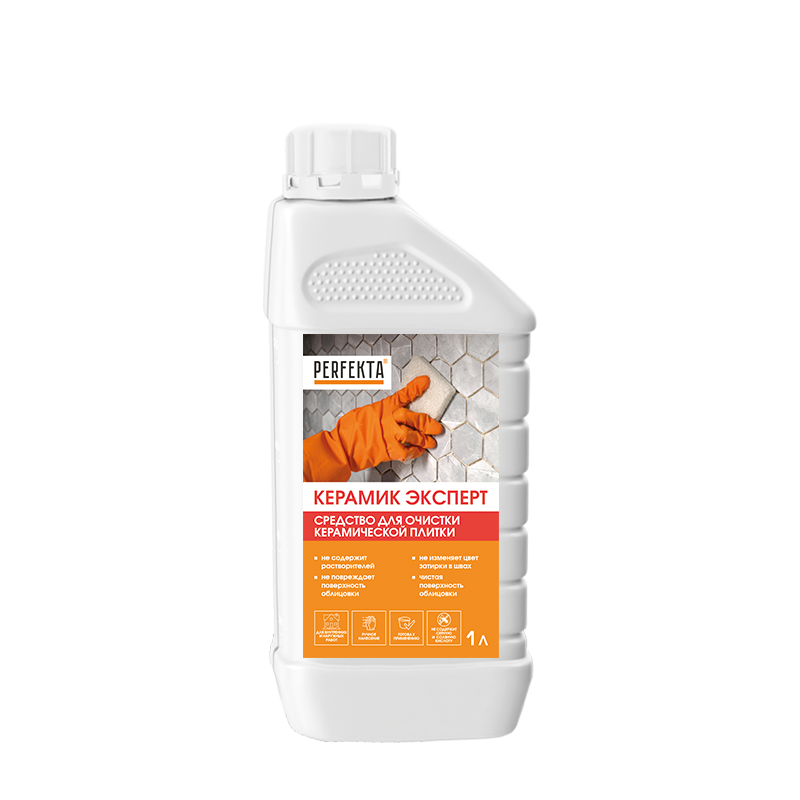 Купить Перфекта Средство для очистки плитки Керамик Эксперт, 1 л оптом в Москве от производителя