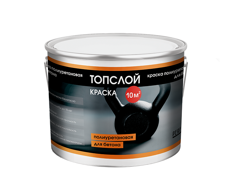 Купить Краска полиуретановая для бетона Перфекта Топслой Краска, 3 кг оптом в Москве от производителя