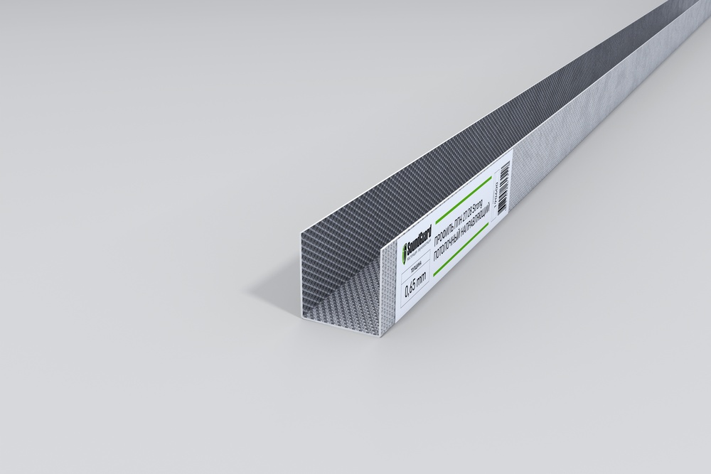 Купить Профиль потолочный направляющий SoundGuard Strong ППН (27х28х0,65 мм) оптом в Москве от производителя