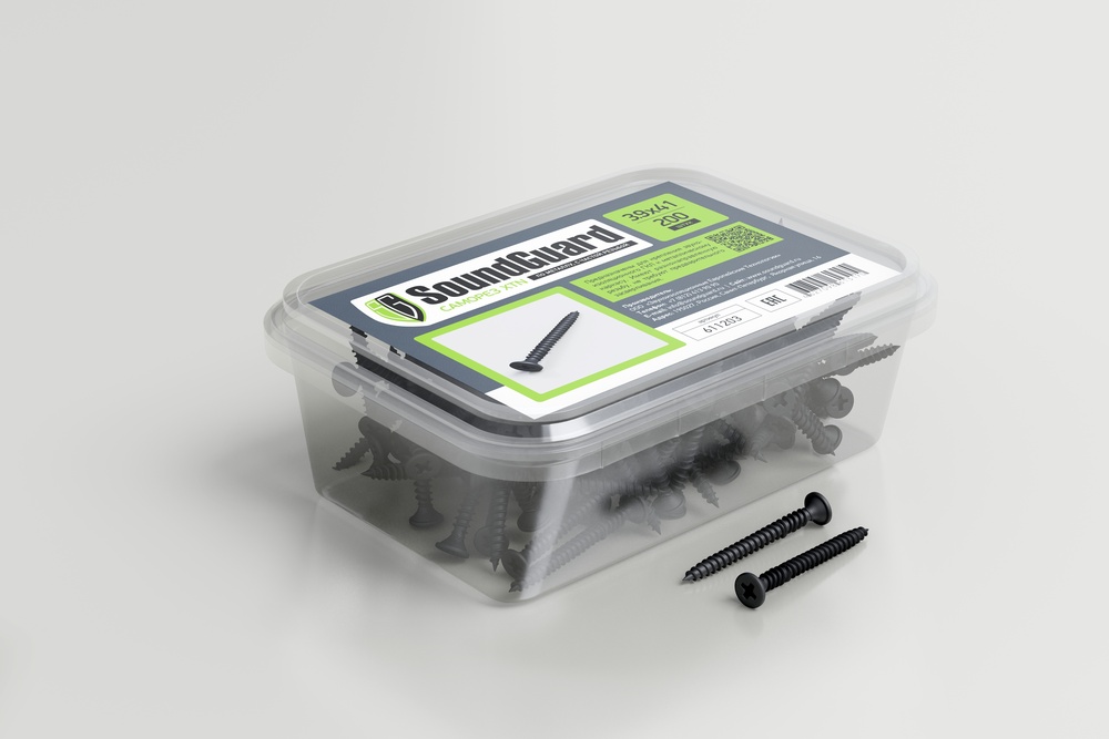 Купить Саморез Soundguard XTN 3,9 х 41 (уп.200шт) оптом в Москве от производителя