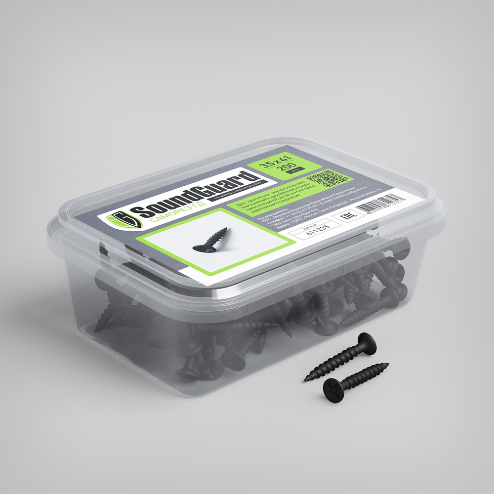 Купить Саморезы SoundGuard  ГД 3,5х41 (уп.200шт) оптом в Москве от производителя