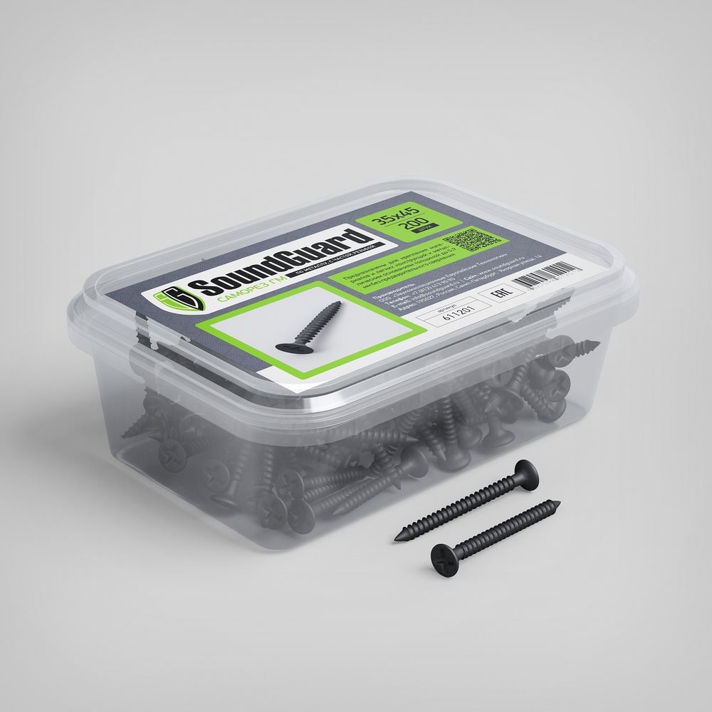Купить Саморезы SoundGuard  ГМ 3,5х45(уп.200шт) оптом в Москве от производителя