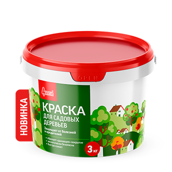 Купить Старатели Краска «Для садовых деревьев» 3 кг оптом в Москве от производителя