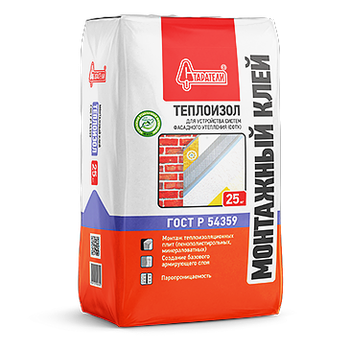 Купить Монтажный клей Старатели Теплоизол, 25 кг оптом в Москве от производителя