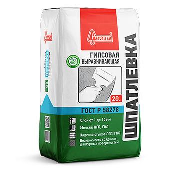 Купить Шпаклевка выравнивающая Старатели Гипсовая, 20 кг оптом в Москве от производителя
