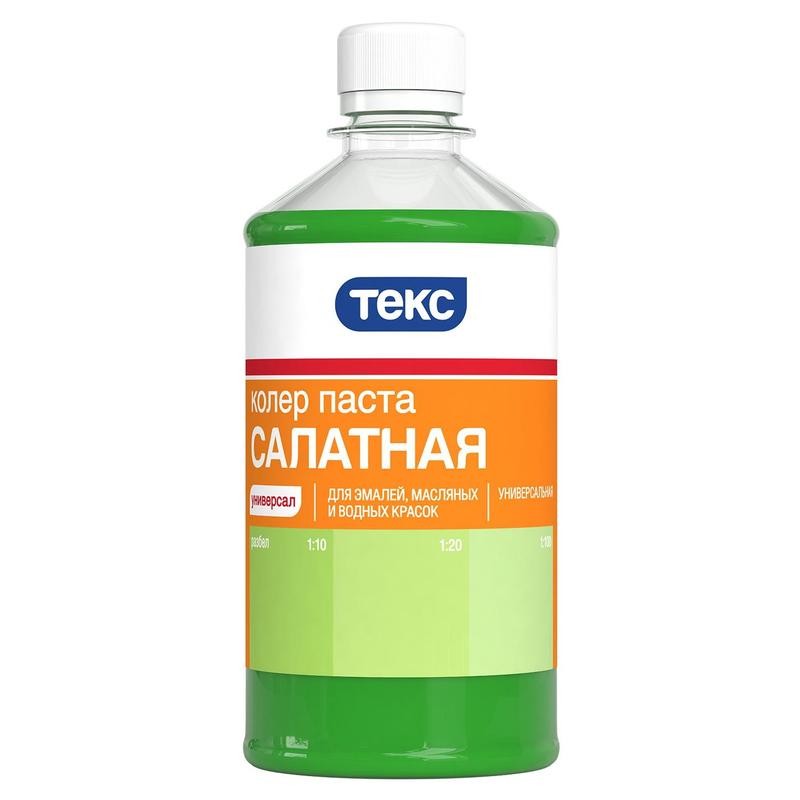 Купить Колер-паста Текс Универсал №7 салатная 0,5 л оптом в Москве от производителя