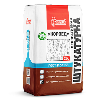 Купить Штукатурка Декоративная Старатели «Короед» (2 мм), 25 кг оптом в Москве от производителя