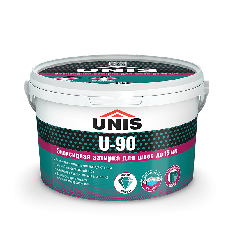 Купить ЮНИС Затирка Эпоксидная U-90 Кремовый (021),  2кг оптом в Москве от производителя