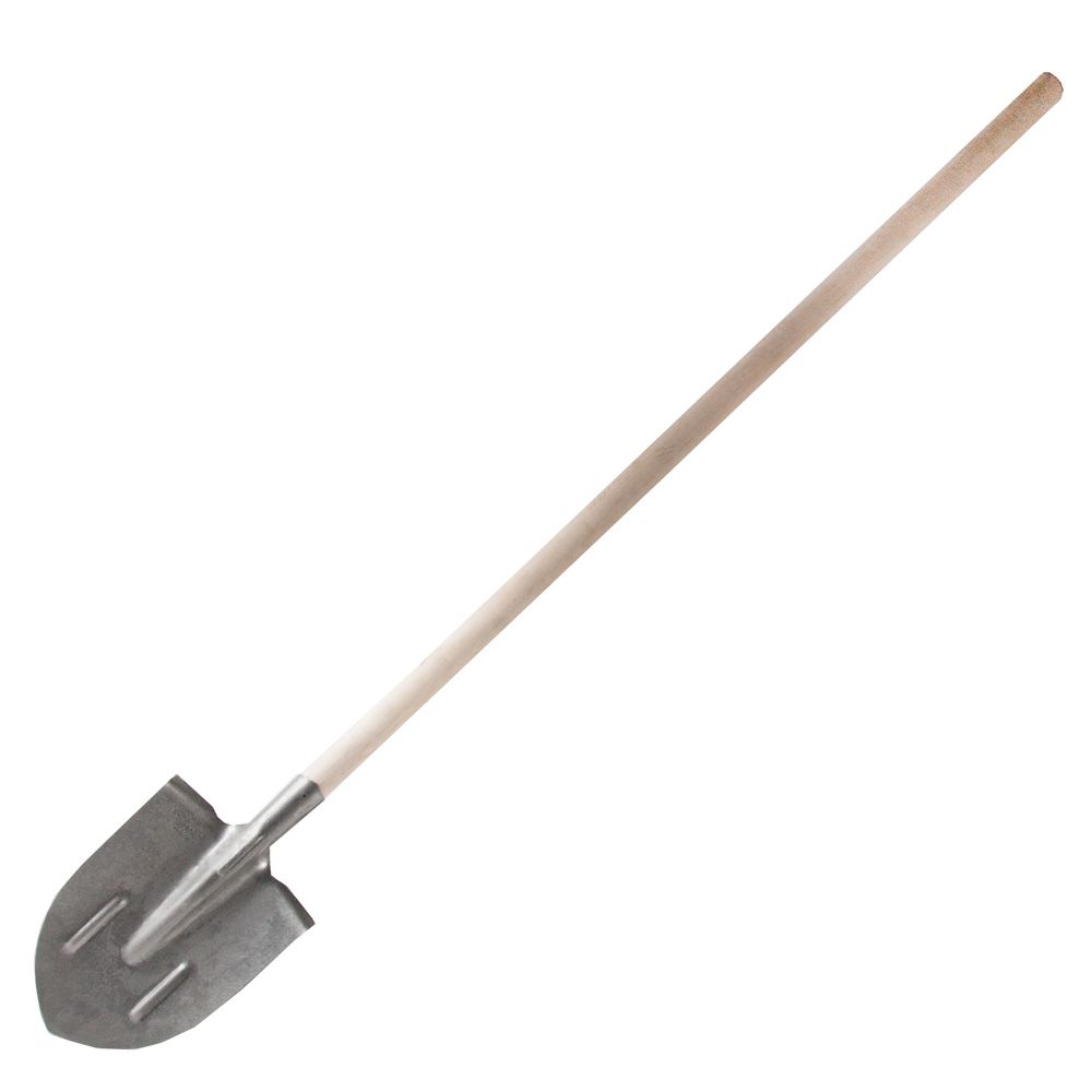 Купить Лопата штыковая рельсовая сталь АМЕРИКАНКА с дер. черенком оптом в Москве от производителя